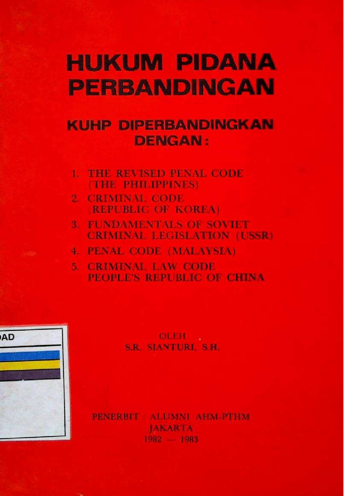 HUKUM PIDANA PERBANDINGAN